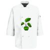 Eight Pearl Button Chef Coat with Thermometer Pocket Thumbnail
