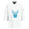 Eight Pearl Button Chef Coat with Thermometer Pocket Thumbnail