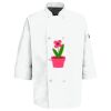 Eight Pearl Button Chef Coat with Thermometer Pocket Thumbnail