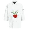 Eight Pearl Button Chef Coat with Thermometer Pocket Thumbnail
