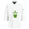 Eight Pearl Button Chef Coat with Thermometer Pocket Thumbnail