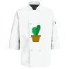 Eight Pearl Button Chef Coat with Thermometer Pocket Thumbnail