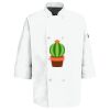 Eight Pearl Button Chef Coat with Thermometer Pocket Thumbnail