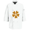 Eight Pearl Button Chef Coat with Thermometer Pocket Thumbnail