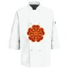 Eight Pearl Button Chef Coat with Thermometer Pocket Thumbnail