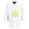Eight Pearl Button Chef Coat with Thermometer Pocket Thumbnail