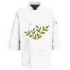 Eight Pearl Button Chef Coat with Thermometer Pocket Thumbnail