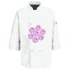 Eight Pearl Button Chef Coat with Thermometer Pocket Thumbnail