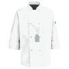 Eight Pearl Button Chef Coat with Thermometer Pocket Thumbnail