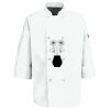 Eight Pearl Button Chef Coat with Thermometer Pocket Thumbnail