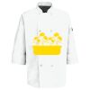 Eight Pearl Button Chef Coat with Thermometer Pocket Thumbnail