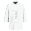 Eight Pearl Button Chef Coat with Thermometer Pocket Thumbnail