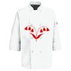 Eight Pearl Button Chef Coat with Thermometer Pocket Thumbnail