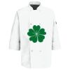 Eight Pearl Button Chef Coat with Thermometer Pocket Thumbnail