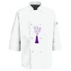 Eight Pearl Button Chef Coat with Thermometer Pocket Thumbnail