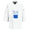 Eight Pearl Button Chef Coat with Thermometer Pocket Thumbnail