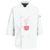 Eight Pearl Button Chef Coat with Thermometer Pocket Thumbnail