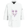Eight Pearl Button Chef Coat with Thermometer Pocket Thumbnail