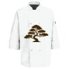 Eight Pearl Button Chef Coat with Thermometer Pocket Thumbnail