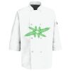Eight Pearl Button Chef Coat with Thermometer Pocket Thumbnail