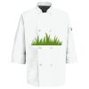 Eight Pearl Button Chef Coat with Thermometer Pocket Thumbnail
