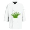 Eight Pearl Button Chef Coat with Thermometer Pocket Thumbnail