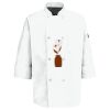 Eight Pearl Button Chef Coat with Thermometer Pocket Thumbnail