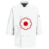 Eight Pearl Button Chef Coat with Thermometer Pocket Thumbnail