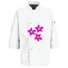 Eight Pearl Button Chef Coat with Thermometer Pocket Thumbnail