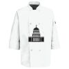 Eight Pearl Button Chef Coat with Thermometer Pocket Thumbnail
