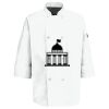 Eight Pearl Button Chef Coat with Thermometer Pocket Thumbnail