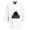 Eight Pearl Button Chef Coat with Thermometer Pocket Thumbnail