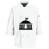 Eight Pearl Button Chef Coat with Thermometer Pocket Thumbnail