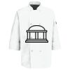 Eight Pearl Button Chef Coat with Thermometer Pocket Thumbnail