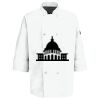Eight Pearl Button Chef Coat with Thermometer Pocket Thumbnail