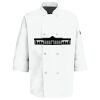 Eight Pearl Button Chef Coat with Thermometer Pocket Thumbnail