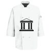 Eight Pearl Button Chef Coat with Thermometer Pocket Thumbnail