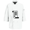 Eight Pearl Button Chef Coat with Thermometer Pocket Thumbnail