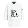 Eight Pearl Button Chef Coat with Thermometer Pocket Thumbnail