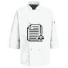 Eight Pearl Button Chef Coat with Thermometer Pocket Thumbnail