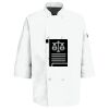 Eight Pearl Button Chef Coat with Thermometer Pocket Thumbnail