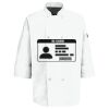 Eight Pearl Button Chef Coat with Thermometer Pocket Thumbnail