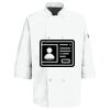 Eight Pearl Button Chef Coat with Thermometer Pocket Thumbnail