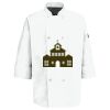 Eight Pearl Button Chef Coat with Thermometer Pocket Thumbnail