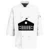 Eight Pearl Button Chef Coat with Thermometer Pocket Thumbnail