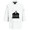 Eight Pearl Button Chef Coat with Thermometer Pocket Thumbnail