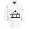 Eight Pearl Button Chef Coat with Thermometer Pocket Thumbnail