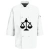 Eight Pearl Button Chef Coat with Thermometer Pocket Thumbnail