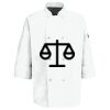 Eight Pearl Button Chef Coat with Thermometer Pocket Thumbnail