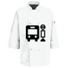 Eight Pearl Button Chef Coat with Thermometer Pocket Thumbnail